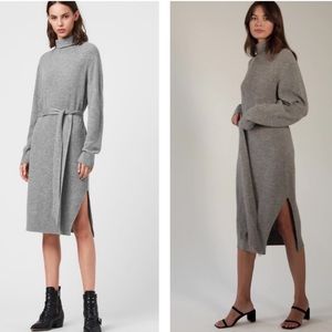 Saints Grey Roza Cashmere Sweater Dress 